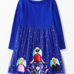 NWT Hanna Andersson Blue Angels Tulle Dress